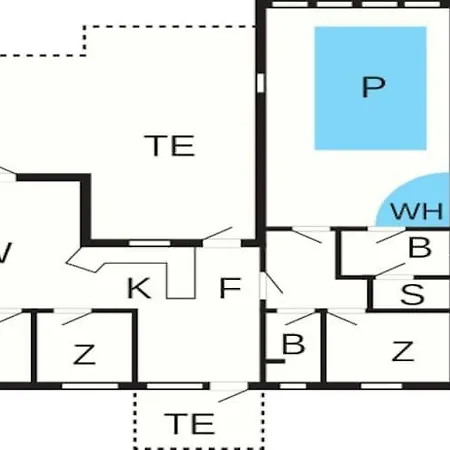 8 Person In Blavand-by Traum Dom wakacyjny Blåvand